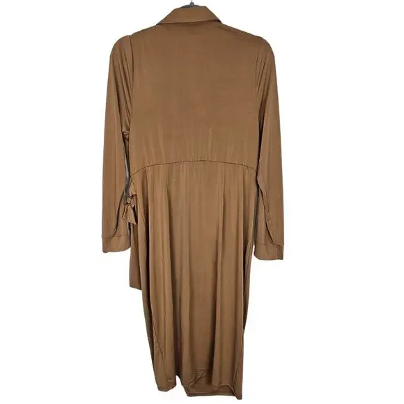 Torrid Womens Faux Wrap Dress Plus Size 0X Minimalist Capsule Career Corp Work - Picture 10 of 10